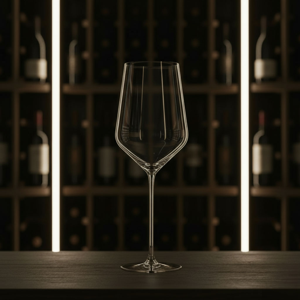 verre à vin blanc en cristal sans plomb soufflé à la bouche - 3 - collection PALACE - maison CYNA