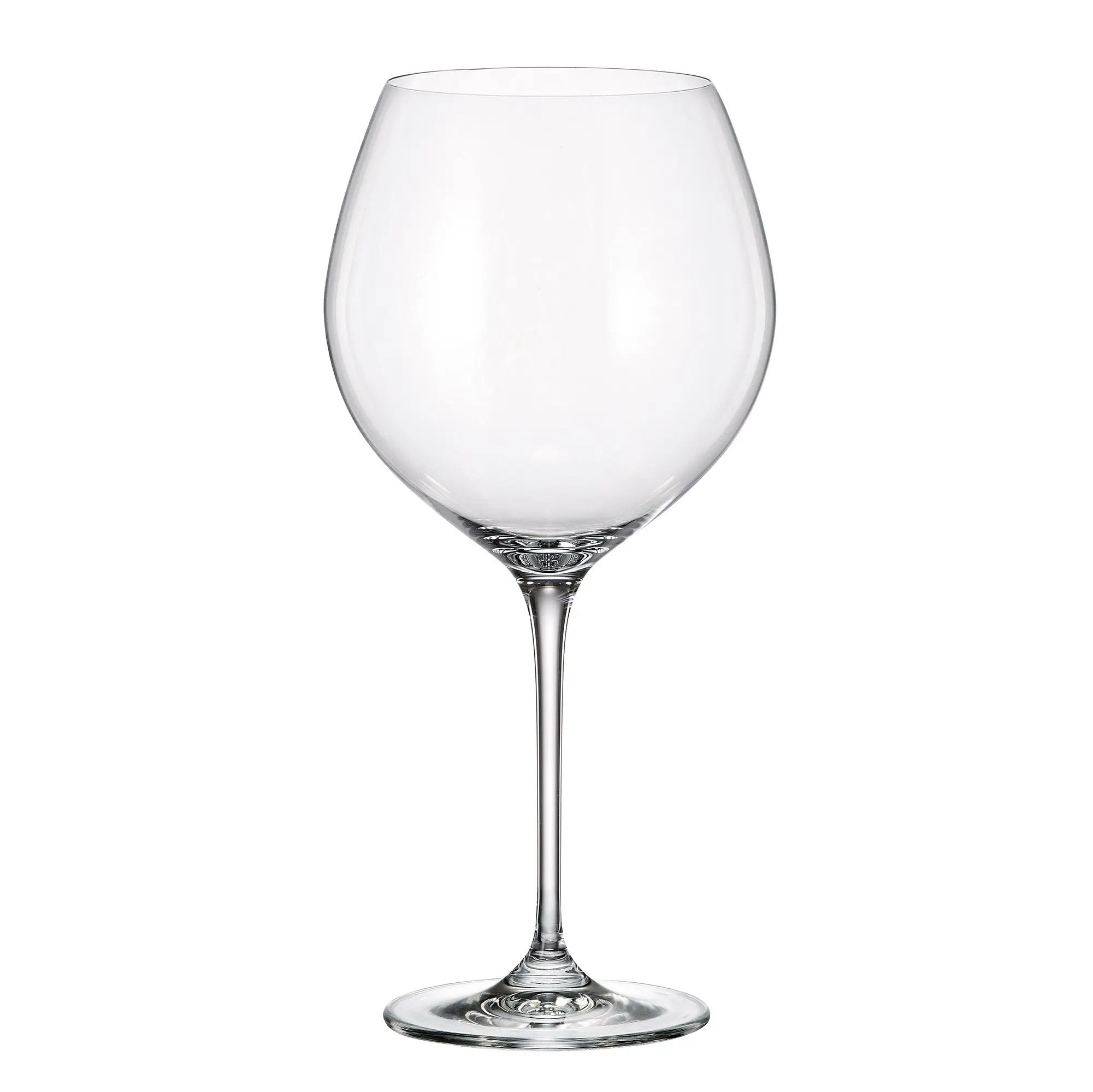 CYNA GLASS verre à vin rouge bourgogne cristal sans plomb collection URIA 750ml carre