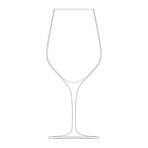guy savoy - maison cyna - verre a vin exclusif en cristal sans plomb souffle à la bouche