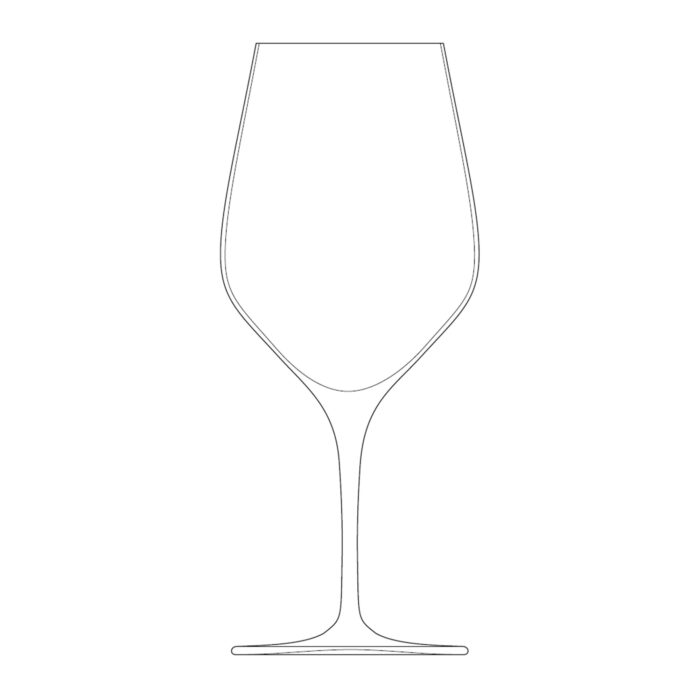 guy savoy - maison cyna - verre a vin exclusif en cristal sans plomb souffle à la bouche