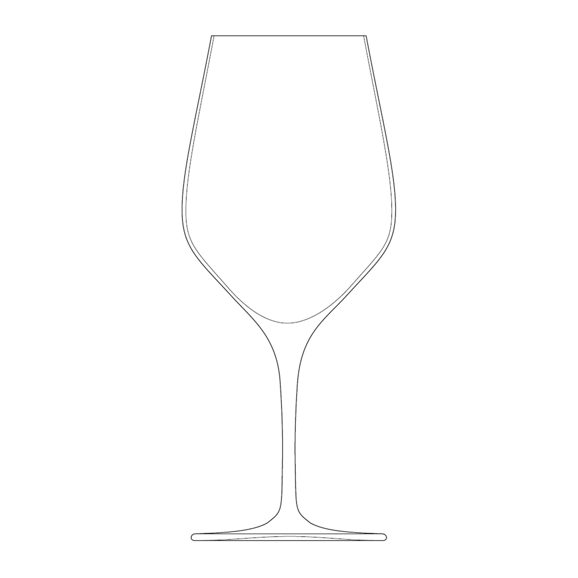 guy savoy - maison cyna - verre a vin exclusif en cristal sans plomb souffle à la bouche
