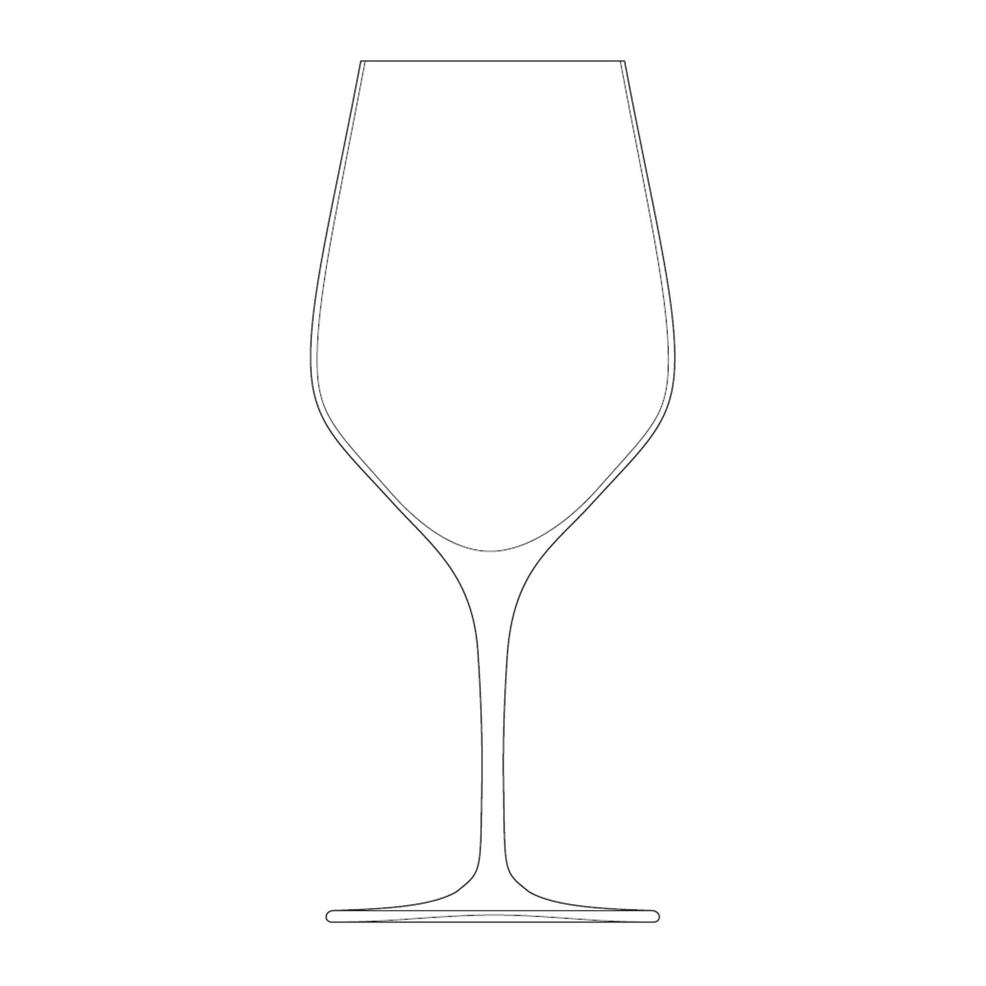 guy savoy - maison cyna - verre a vin exclusif en cristal sans plomb souffle à la bouche