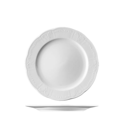 maison cyna - assiette pain dessert 15cm en porcelaine de Prague BEL2115 - collection BELLEVUE - 1200x1200