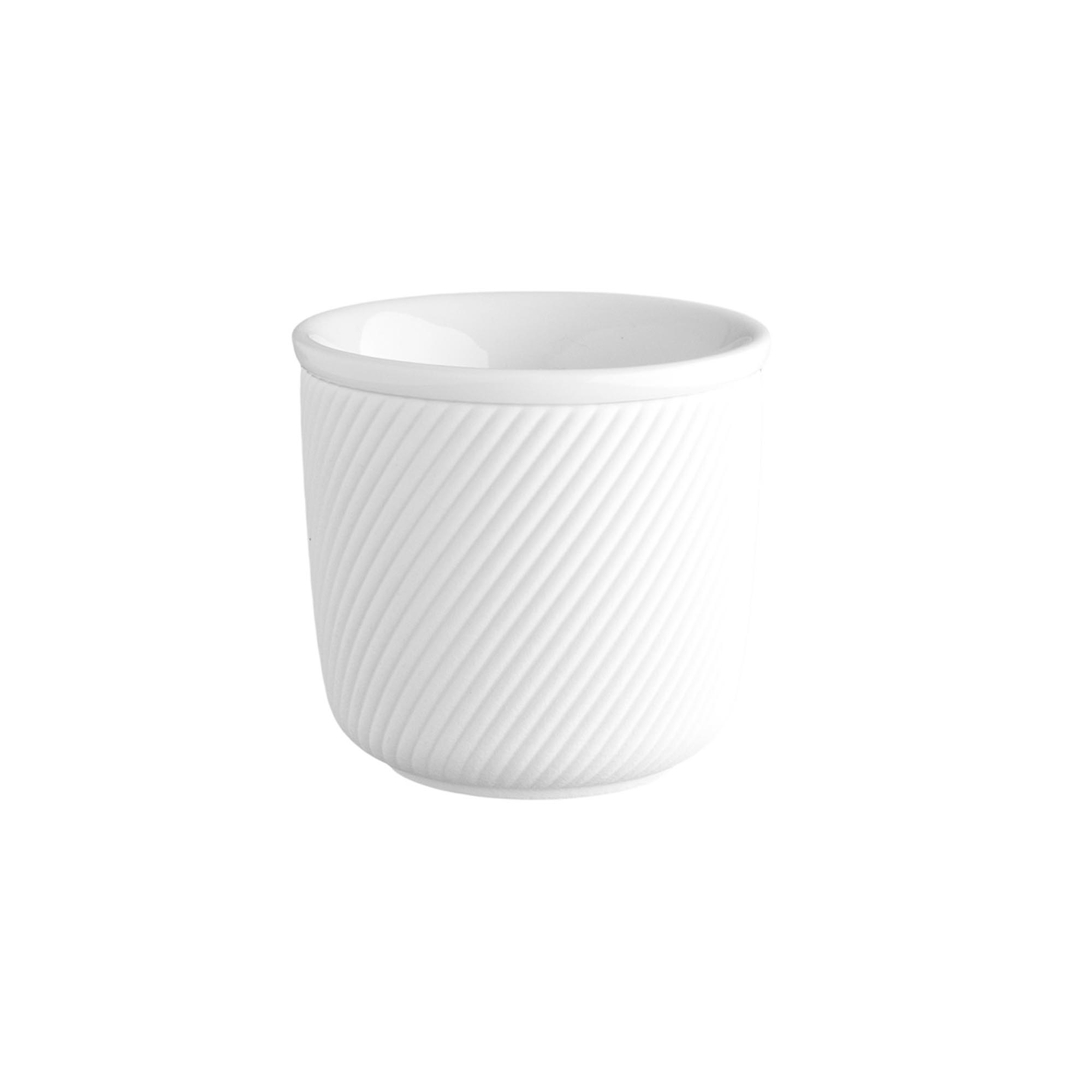maison cyna - set café double paroi granit - porcelaine de qulaité professionnelle - tasse à café expresso 8cl modèle LINES DWQ9508