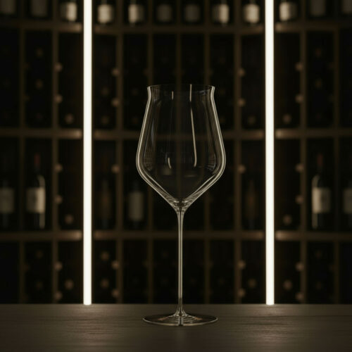 verre à saké en cristal soufflé à la bouche - 2 - collection PALACE- maison CYNA